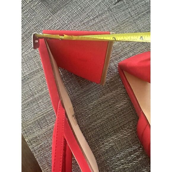 EGO UK9 US 11 Futuristic Block Sandals Red - Picture 7 of 7